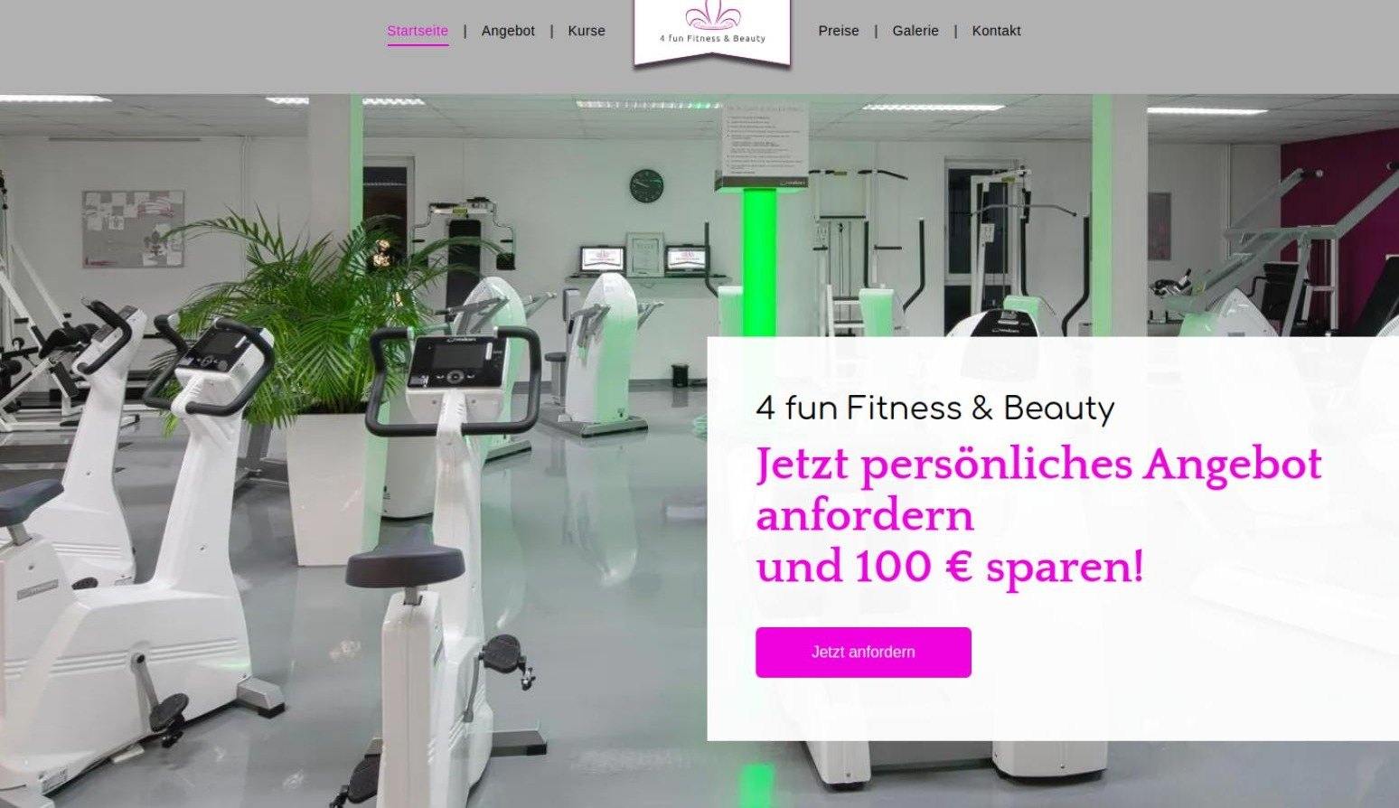 Startseite von 4 fun Fitness & Beauty